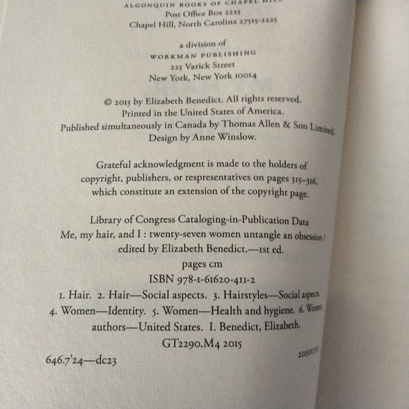 Me My Hair and I Short Stories Elizabeth Benedict Hairdresser Salon Paperback - Picture 5 of 6